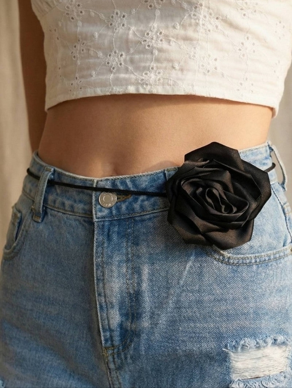 Flower String Belt- Multiple Colors - Picture 7 of 7